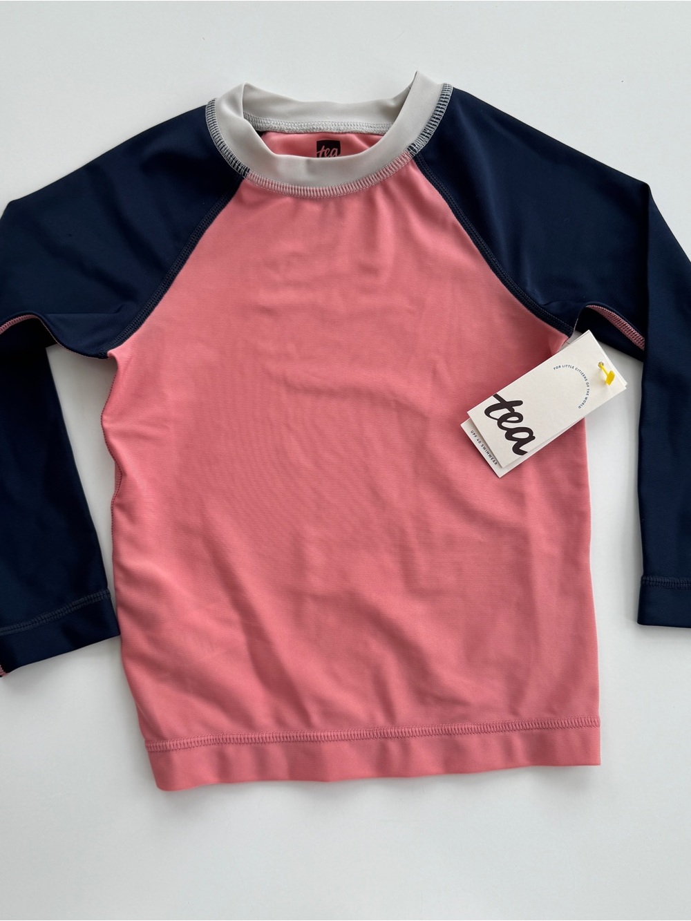 NWT Tea Collection Pink Long Sleeve Rashguard 2T
